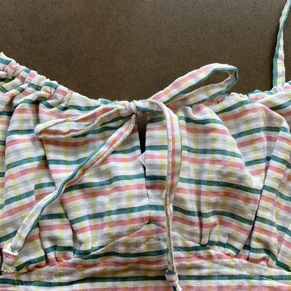 NWT Tilly’s plaid crop cottage-core tank top - Picture 5 of 7